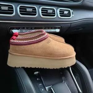 Уггі UGG Tasman Platform XL Chestnut premium осінні/зимові з хутром