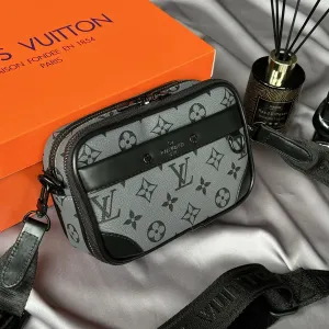 Мужская сумка Louis Vuitton чоловіча сумка барсетка месенджер через плече клатч
