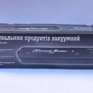 Вакуумний пакувальник для продуктів BITEK BT-410Y 110 Вт вакууматор ручний побутовий чорний