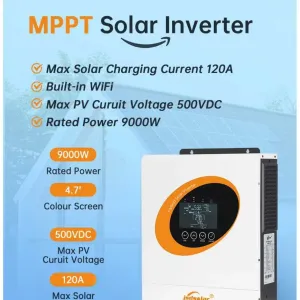Гібридний сонячний інвертор JSDsolar 6.5 kWt кВт/ 48В/ Чиста синусоїда/ WiFi (В НАЯВНОСТІ!)