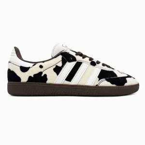 Жіночі кросівки Adidas Samba OG Cow Print Dark "Brown/White" Розміри 36-41