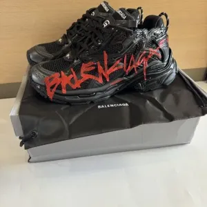 кроссовки Balenciaga Runners graffiti Black 42, 43 44