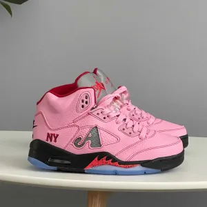 Женские кроссовки Nike Air Jordan 5 Retro Awake NY Arctic Pink. 36-41