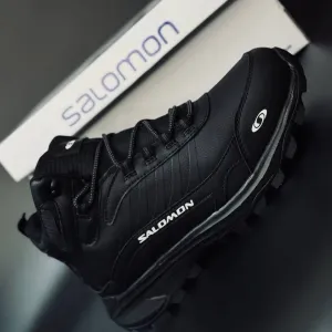 Salomon Кожаные ботинки зимние Термо Водонепроницаемые термо ботинки Puma / Саломон чоловічі ботінки з gore-tex -31