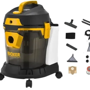 Промисловий миючий пилосос 15 л. BOXER BX-3232 2400 Вт. для вологого та сухого прибирання моющий пылесос