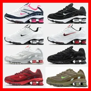 БЕЗ ПЕРЕДПЛАТИ‼️Кросівки Supreme x Nike Shox TL Ride 2 /36-45, ПРЕМІУМ