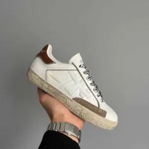 Кросівки Premiata Stevend 6483 Beige/White premium steven | Кроссовки жіночі
