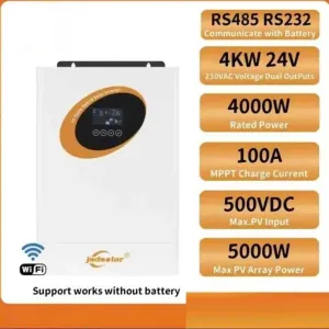 Гібридний інвертор Jsdsolar J4000HC WI-FI, 24В, 4000 Вт