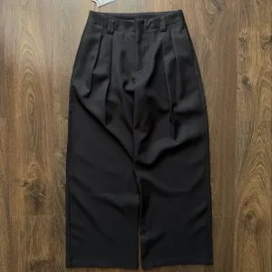 Широкі Брюки Штани Чорні Класичні Baggy Беггі Y2K SK8 Jaded London Оверсайз Skater Wide Leg Stripped Suit Old Money Олд мані Буткати Елегантні Ділові