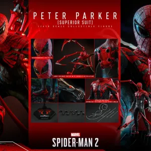 Фигурка 1/6 hot toys vgm61 SPIDER-MAN 2 – PETER PARKER (SUPERIOR SUIT)