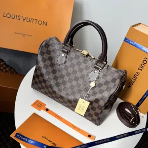 Сумка Louis Vuitton Speedy 30, сумка жіноча луі вітон, спиди, шкіряна сумка, женская сумка
