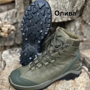 Ботинки тактичні демісезонні/зима GORE-TEX / Хутро штучне натуральне  шкіряні.