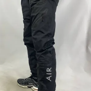 Nike штани чоловічі на флісі | Теплі чорні | Плащівка | M-3XL