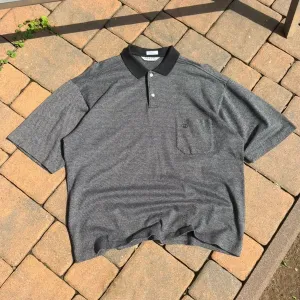 Gucci grey coton polo vintage