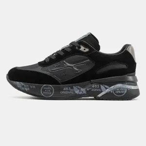 Кросівки Premiata Moerun Black (Люкс якість) | Кроссовки чоловічі жіночі