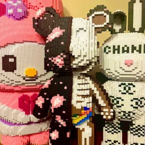 АКЦІЯ! Конструктор 3д Magic Blocks Bearbrick Бірбрік МИШКА из блоков