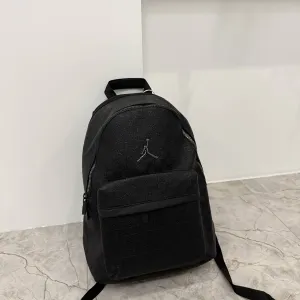Чорний рюкзак Jordan стильний міський backpack унісекс з логотипом/джордан рюкзак чорний/Сумка джордан чорна
