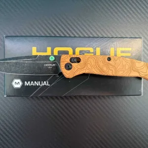 Ніж Hogue Mysto ABLE Lock Knife (Wood) Richlite (3.4" Black SW)