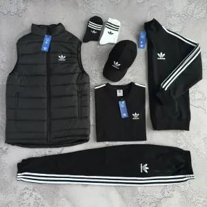 Чоловічий спортивний костюм адідас комплект Adidas [5в1] [XS,S,M,L,XL,XXL,XXXL] + шкарпетки в подарунок!