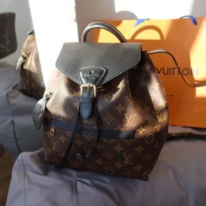 Рюкзак жіночий коричневий монограм Louis Vuitton луі вітон сумка жіноч