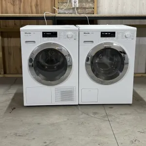 Комплект Miele TKG640WP + WKF120 WPS | Пральна 8 кг + Сушильна