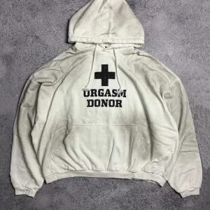 ‼️РОЗПРОДАЖ‼️ Худи Grailz Project Orgasm Donor белая