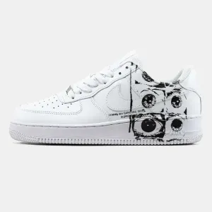 Кросівки Nike Air Force 1 Low Comme des Garçons Supreme White Luxe | Кроссовки Найк чоловічі жіночі