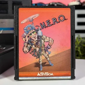 Гра Atari 2600 H.E.R.O. Б/У Оригінальний картридж атарі 2600 Хіро асортимент ігри атарі 2600