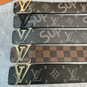 Ремень Louis Vuitton Belt | Шкіряний ремінь LV ПОВНА КОМПЛЕКТАЦІЯ
