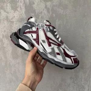 Кросівки Balenciaga Runner Burgundy/Grey (люкс якість) | Кроссовки жіночі чоловічі