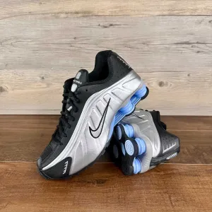 (БЕЗ ПЕРЕДОПЛАТИ) Nike Shox R4 Metallic Silver Black найк шокс р4 сріблясті чорні
