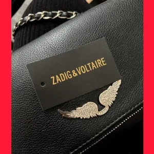 клатч Zadig & Voltaire из зернистой кожи сумка Франция