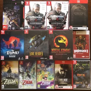 Ігри Nintendo Switch: Witcher, Fatal Frame, Stalker, Wolfenstein, Sam