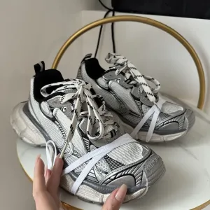 Новинка! Кросівки  чорні білі сірі Balenciaga Extreme Lace 3xl