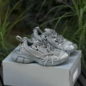 Кросівки Balenciaga 3XL Sneaker in Silver premium | Кроссовки жіночі чоловічі