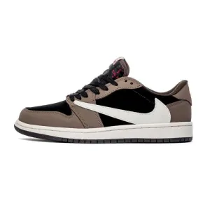 Кросівки Nike Air Jordan 1 Low Travis Scott Brown premium | Кроссовки Найк чоловічі жіночі