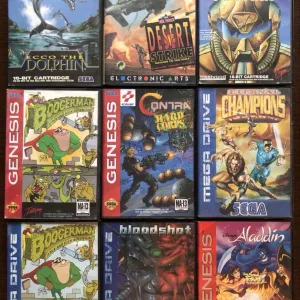 Sega Game Gear, Saturn, Master System, Genesis, MegaDrive
