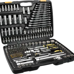 Набор инструментов Vorel 216 элементов 1/2 ", 3/8", 1/4 (Польша)