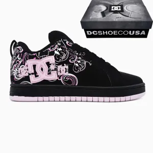 Жіночі кросівки DC Court Graffik "Black Pink Sabbath" Розміри 36-41