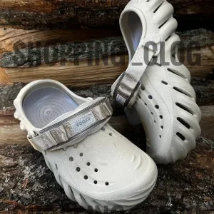 Echo clog Peach White Жіночі Крокси Сабо Crocs Echo clog Crocs