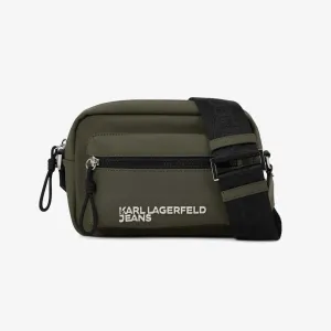 100% ОРИГІНАЛ Karl Lagerfeld jeans khaki crossbody bag NEW чоловіча сумка хакі через плече два відділення нова колекція 2026