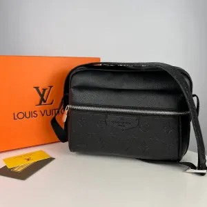 Мужская сумка месенджер луи витон/Чоловіча сумка через плече lv louis vuitton