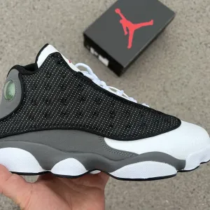 Jordan 13 Retro Black Flint, Джордан 13 black grey white.