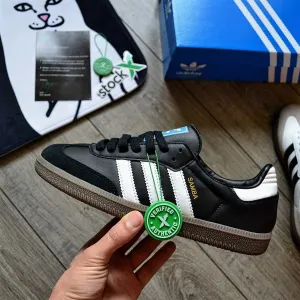 Женские кроссовки Adidas Samba OG 'Black\White\Gum' 36-40