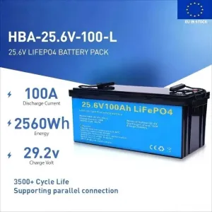 Акумулятор DAXTROMN 25.6V(24V) 100AH ​​2560kWh Lifepo4 с BMS 100A /ДБЖ