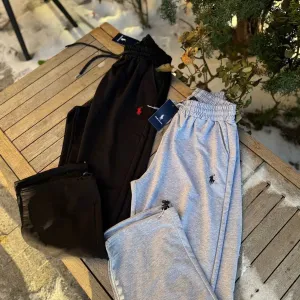 Штани Polo Ralph Lauren широкі Baggy штаны Поло Ральф черные на флісі | Штаны летние мужские без флиса черные Поло Ральф Лоурен серые М размера шорты