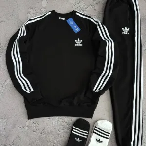 Чоловічий спортивний костюм адідас Adidas [xs-3xl] + шкарпетки в подарунок!