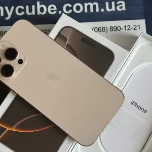 iPhone 16 Pro Max 512Gb Desert Titanium Neverlock (ідеал, АКБ 97%)