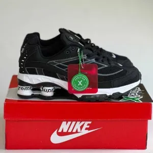 Мужские кроссовки Nike Shox Ride 2 Light Black&White. Размеры 40-45