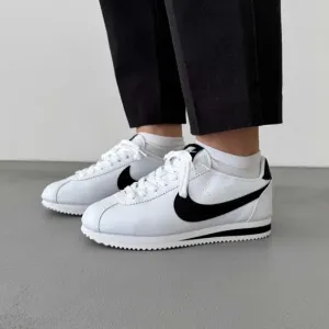 Кросівки Nike Cortez Black Swoosh premium | Кроссовки Найк чоловічі жіночі